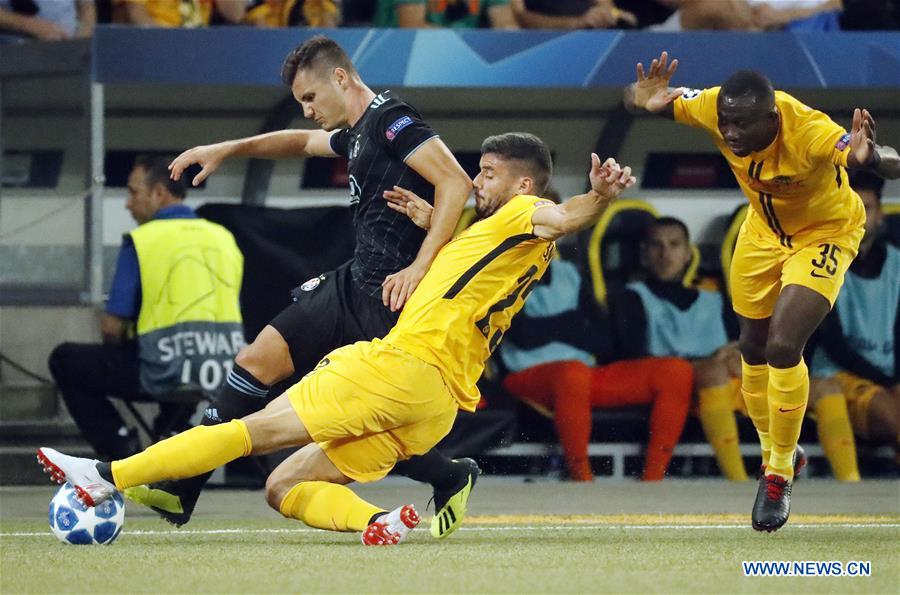 (SP)SWITZERLAND-BERN-UEFA CHAMPIONS LEAGUE PLAY-OFF-YOUNG BOYS VS DINAMO ZAGREB