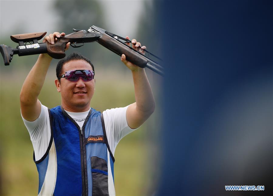 (SP)INDONESIA-PALEMBANG-ASIAN GAMES-SHOOTING-MEN'S DOUBLE TRAP