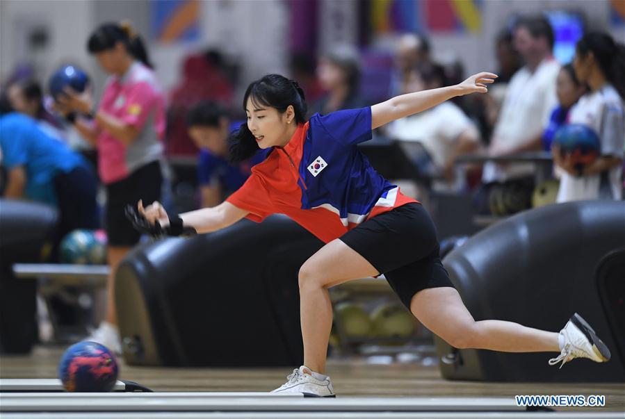 S. Korea wins gold medal of Bowling Women's team of six event at Asian