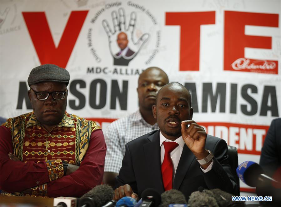 ZIMBABWE-HARARE-MDC ALLIANCE-CHAMISA