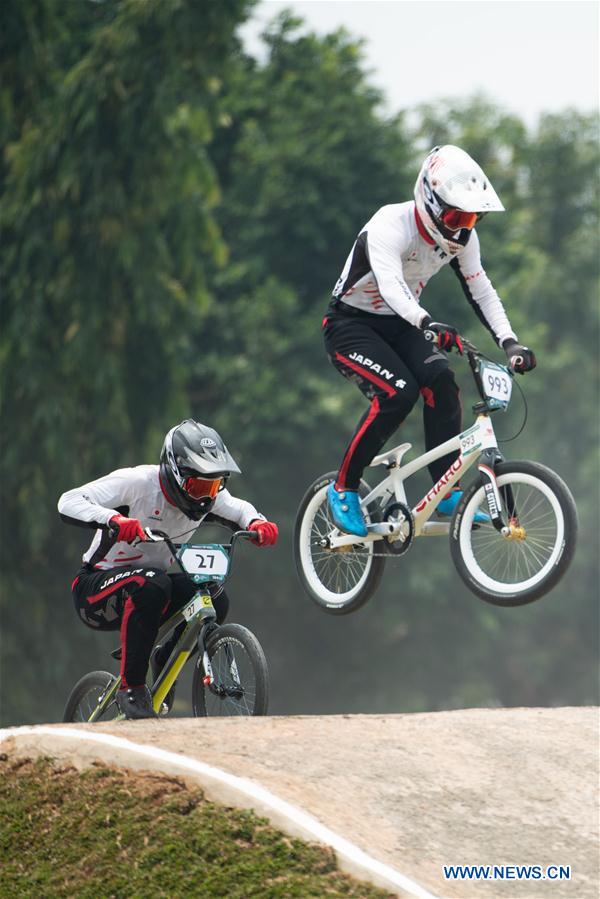 (SP)INDONESIA-JAKARTA-ASIAN GAMES-CYCLING BMX