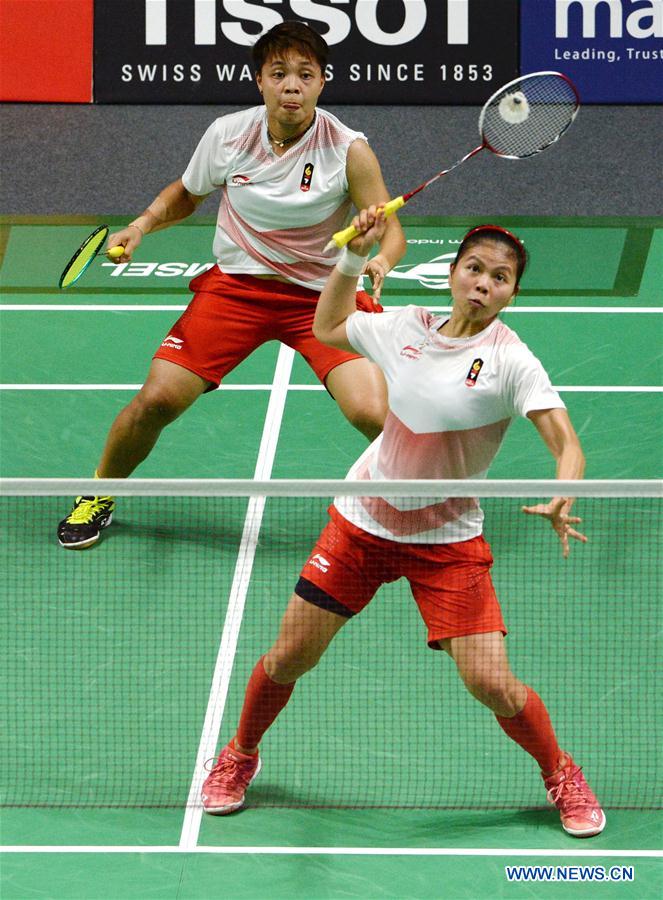 (SP)INDONESIA-JAKARTA-ASIAN GAMES-BADMINTON-WOMEN'S DOUBLES QUARTERFINAL