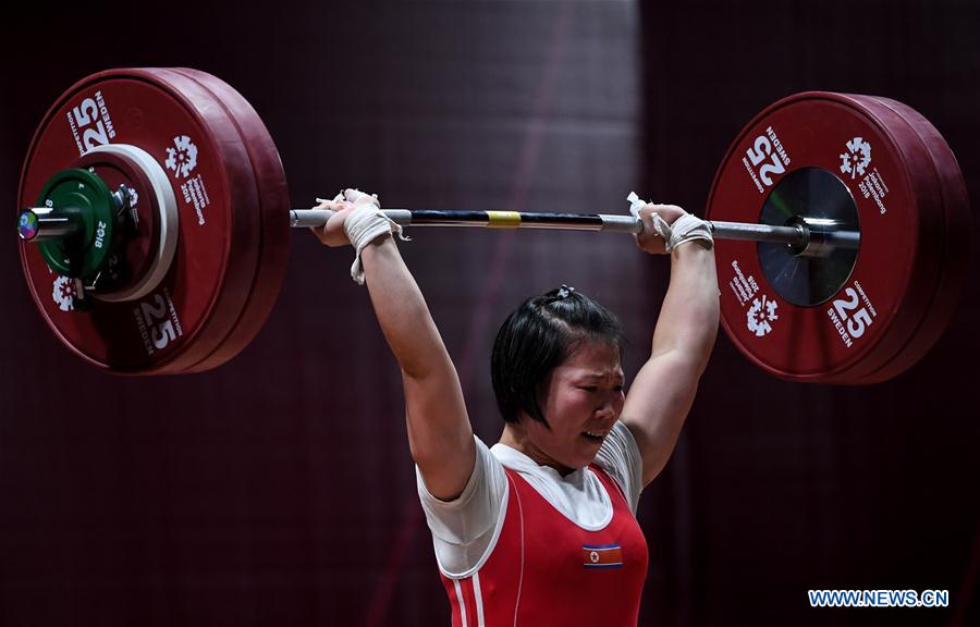 (SP)INDONESIA-JAKARTA-ASIAN GAMES-WEIGHTLIFTING