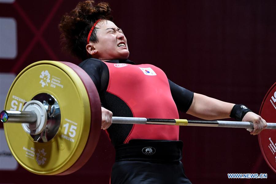 (SP)INDONESIA-JAKARTA-ASIAN GAMES-WEIGHTLIFTING
