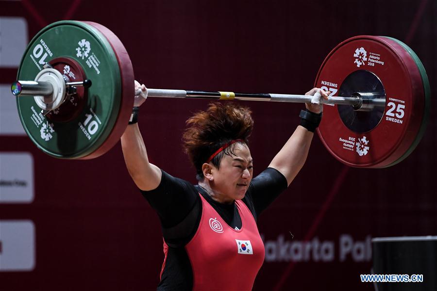 (SP)INDONESIA-JAKARTA-ASIAN GAMES-WEIGHTLIFTING