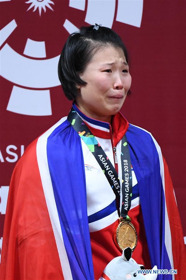 (SP)INDONESIA-JAKARTA-ASIAN GAMES-WEIGHTLIFTING