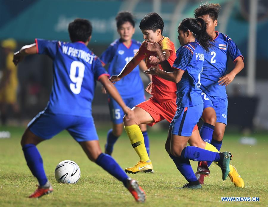 (SP)INDONESIA-PALEMBANG-ASIAN GAMES-WOMEN'S FOOTBALL