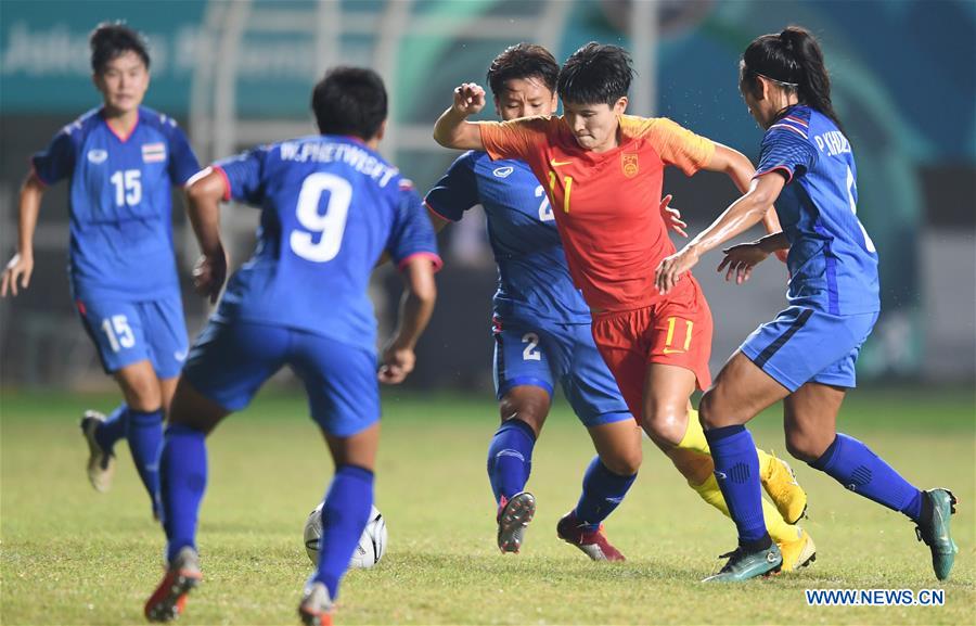 (SP)INDONESIA-PALEMBANG-ASIAN GAMES-WOMEN'S FOOTBALL