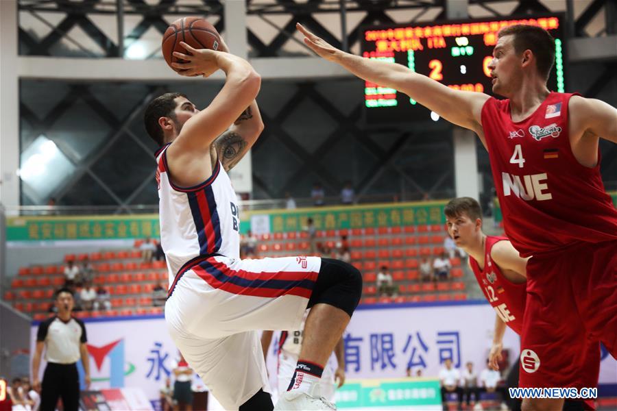 (SP)CHINA-WENG'AN-BASKETBALL-2018 WENG'AN INTERNATIONAL MEN'S BASKETBALL CHAMPIONSHIP-ITALY VS GERMANY