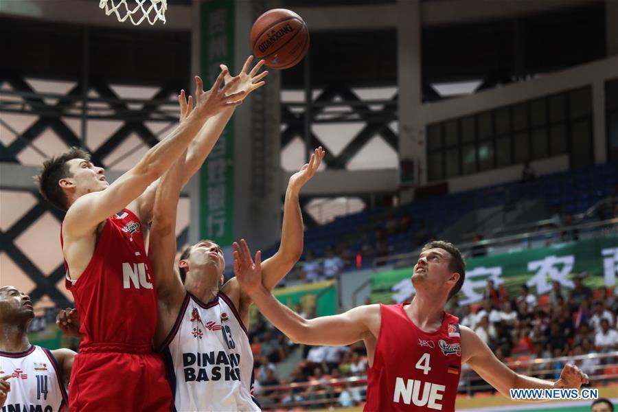 (SP)CHINA-WENG'AN-BASKETBALL-2018 WENG'AN INTERNATIONAL MEN'S BASKETBALL CHAMPIONSHIP-ITALY VS GERMANY