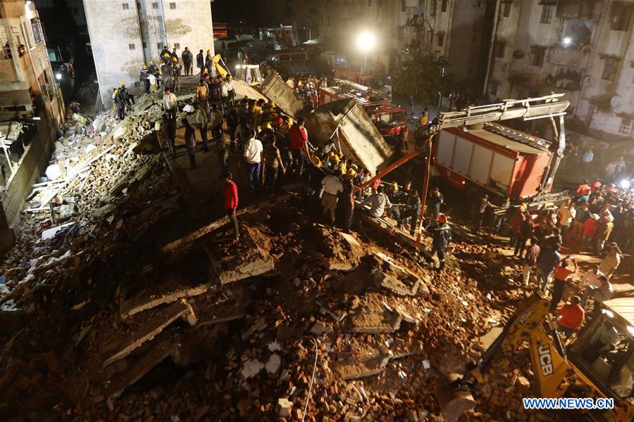 INDIA-AHMEDABAD-BUILDING COLLAPSE