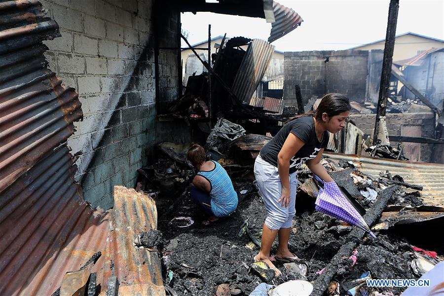 PHILIPPINES-MANILA-FIRE-AFTERMATH