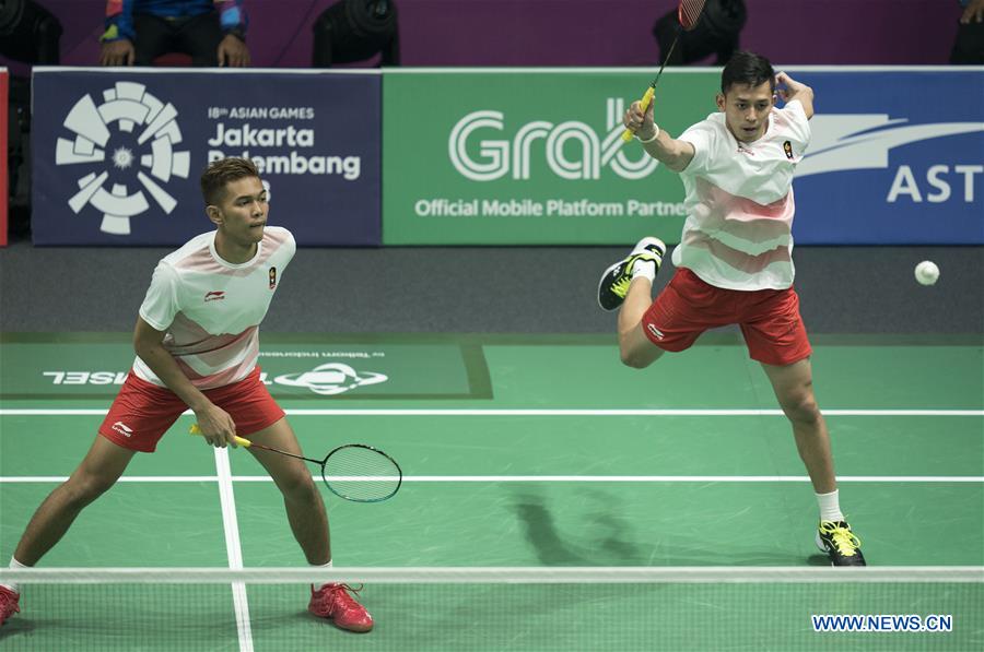 (SP)INDONESIA-JAKARTA-ASIAN GAMES-BADMINTON