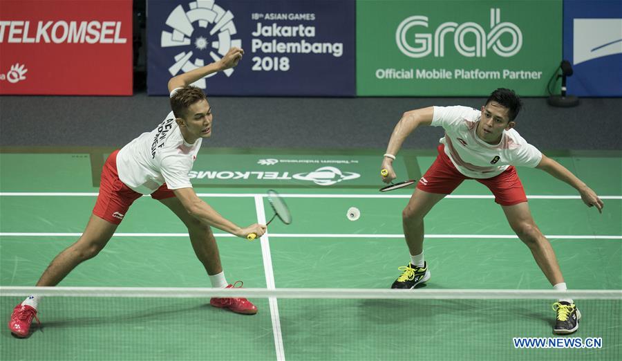 (SP)INDONESIA-JAKARTA-ASIAN GAMES-BADMINTON