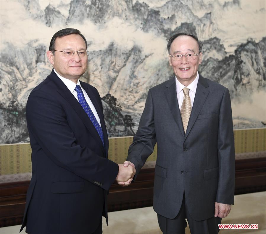 CHINA-BEIJING-WANG QISHAN-PERUVIAN FM-MEETING (CN)