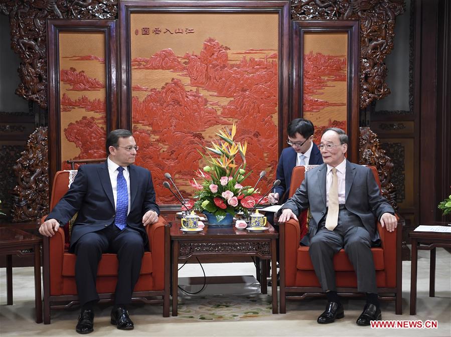 CHINA-BEIJING-WANG QISHAN-PERUVIAN FM-MEETING (CN)