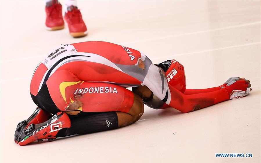 (SP)INDONESIA-JAKARTA-ASIAN GAMES-CYCLING TRACK-MEN'S TEAM PURSUIT