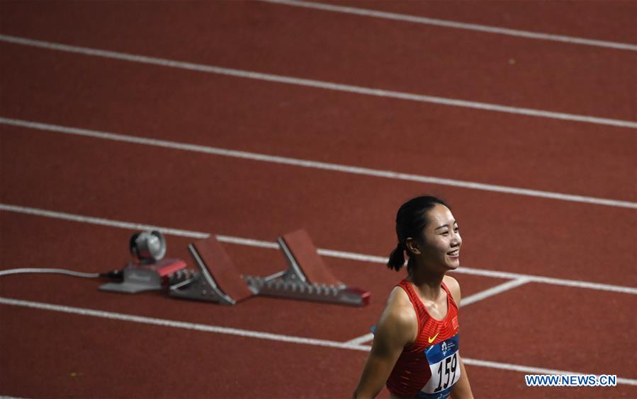 (SP)INDONESIA-JAKARTA-ASIAN GAMES-ATHLETICS-WOMEN'S 400m HURDLES