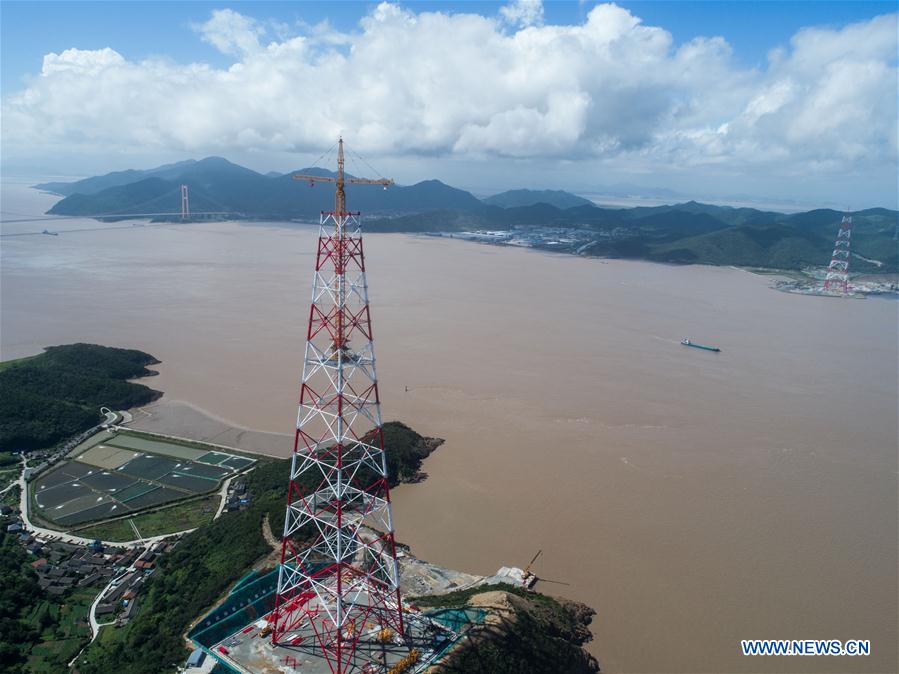 CHINA-ZHEJIANG-WORLD'S HIGHEST POWER PYLON (CN)
