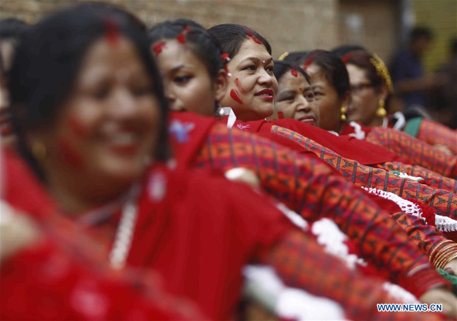 NEPAL-LALITPUR-FESTIVAL-MATAYA