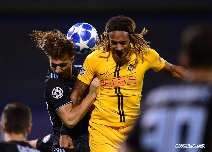 (SP)CROATIA-ZAGREB-FOOTBALL-UEFA CHAMPIONS LEAGUE