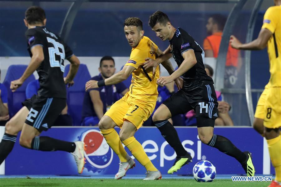 (SP)CROATIA-ZAGREB-FOOTBALL-UEFA CHAMPIONS LEAGUE