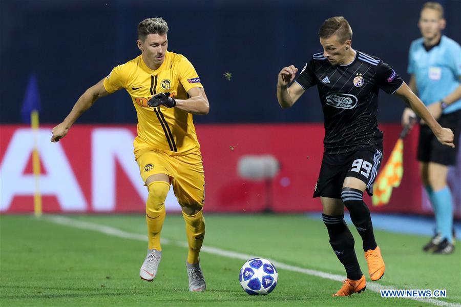 (SP)CROATIA-ZAGREB-FOOTBALL-UEFA CHAMPIONS LEAGUE