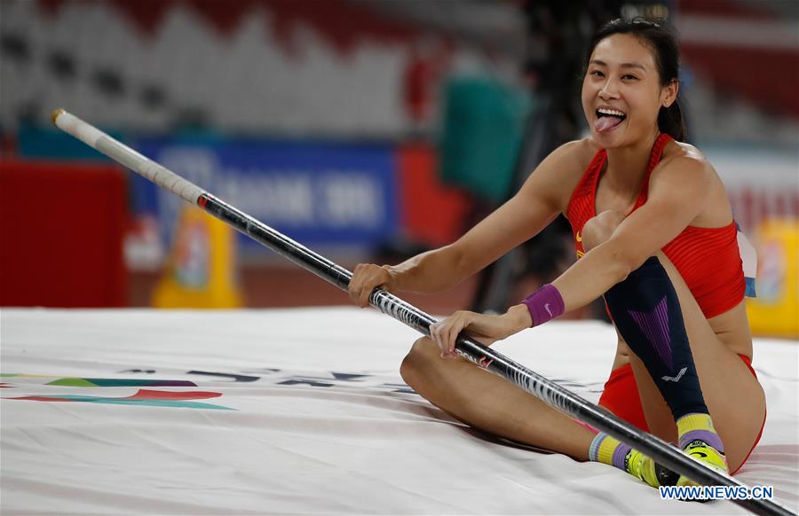 China's Li Ling wins gold of women's pole vault at Asian Games Xinhua