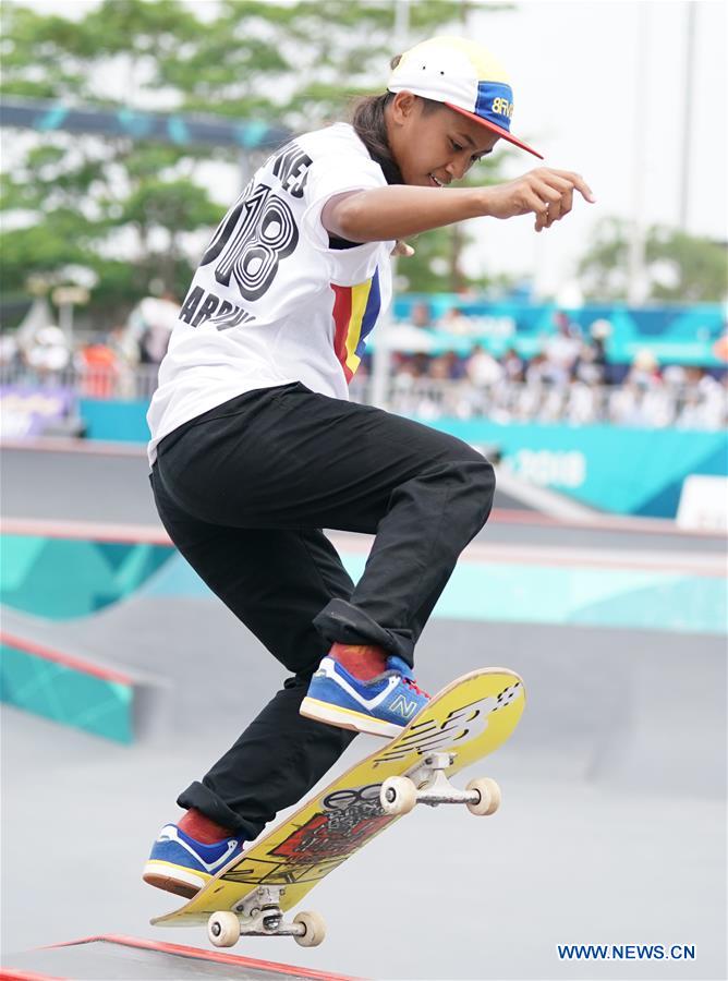 (SP)INDONESIA-PALEMBANG-ASIAN GAMES-SKATEBOARD