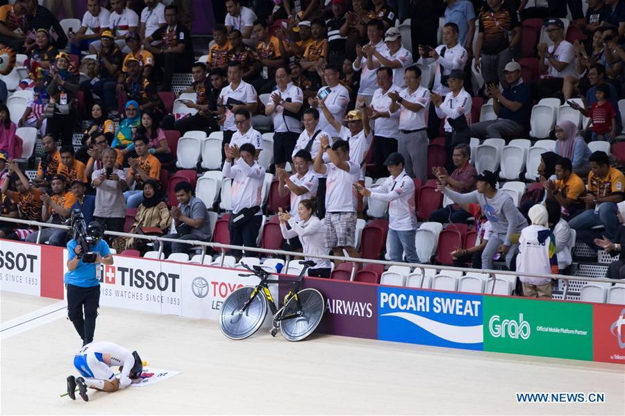 (SP)INDONESIA-JAKARTA-ASIAN GAMES-CYCLING TRACK-MEN'S 4000M INDIVIDUAL PURSUIT