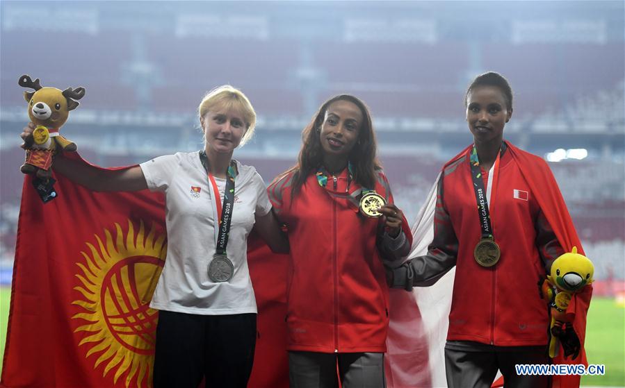 (SP)INDONESIA-JAKARTA-ASIAN GAMES-ATHLETICS-WOMEN'S 5000M