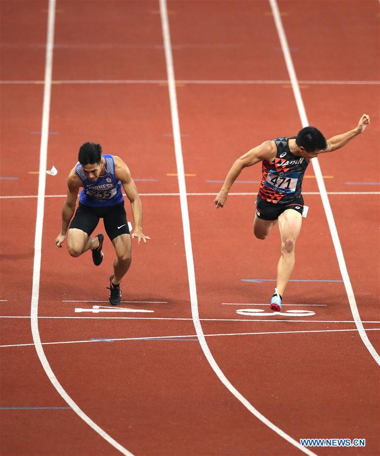 (SP)INDONESIA-JAKARTA-ASIAN GAMES-ATHLETICS-MEN'S 200M