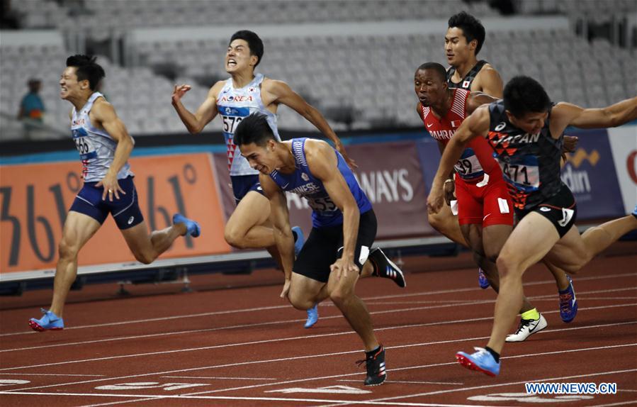 (SP)INDONESIA-JAKARTA-ASIAN GAMES-ATHLETICS-MEN'S 200M