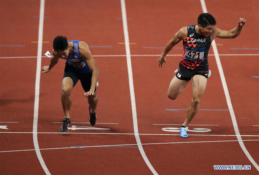 (SP)INDONESIA-JAKARTA-ASIAN GAMES-ATHLETICS-MEN'S 200M
