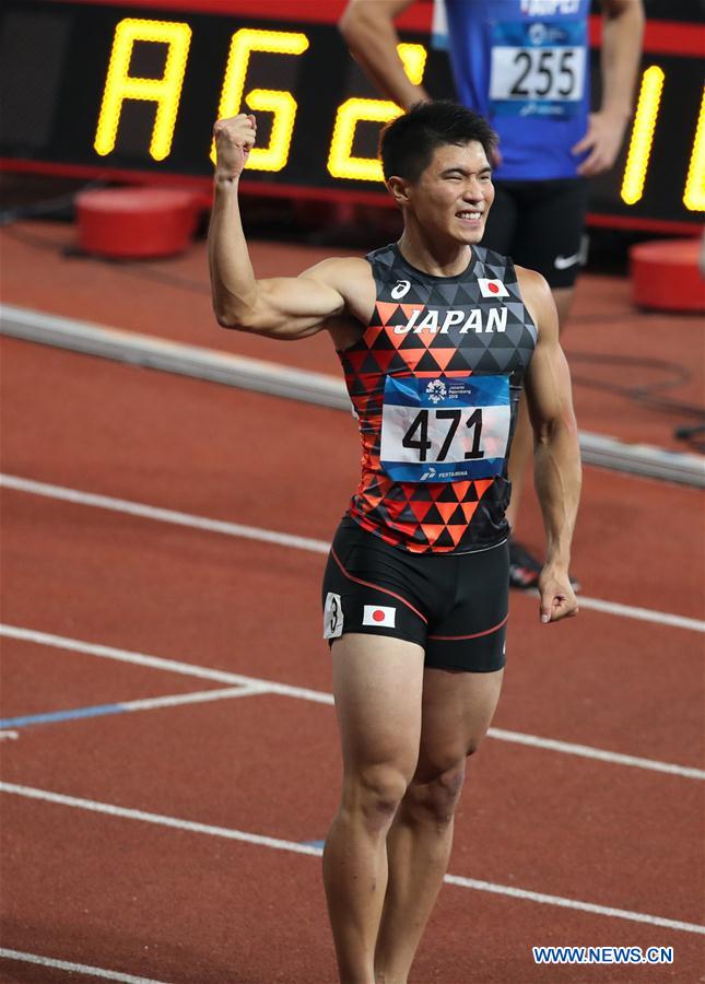 (SP)INDONESIA-JAKARTA-ASIAN GAMES-ATHLETICS-MEN'S 200M