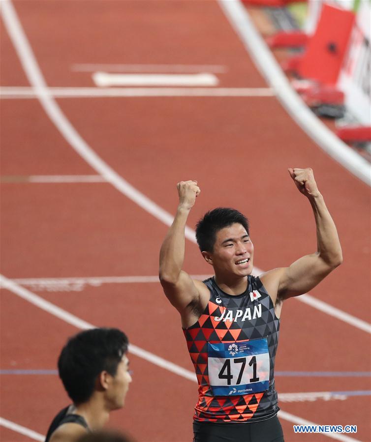 (SP)INDONESIA-JAKARTA-ASIAN GAMES-ATHLETICS-MEN'S 200M