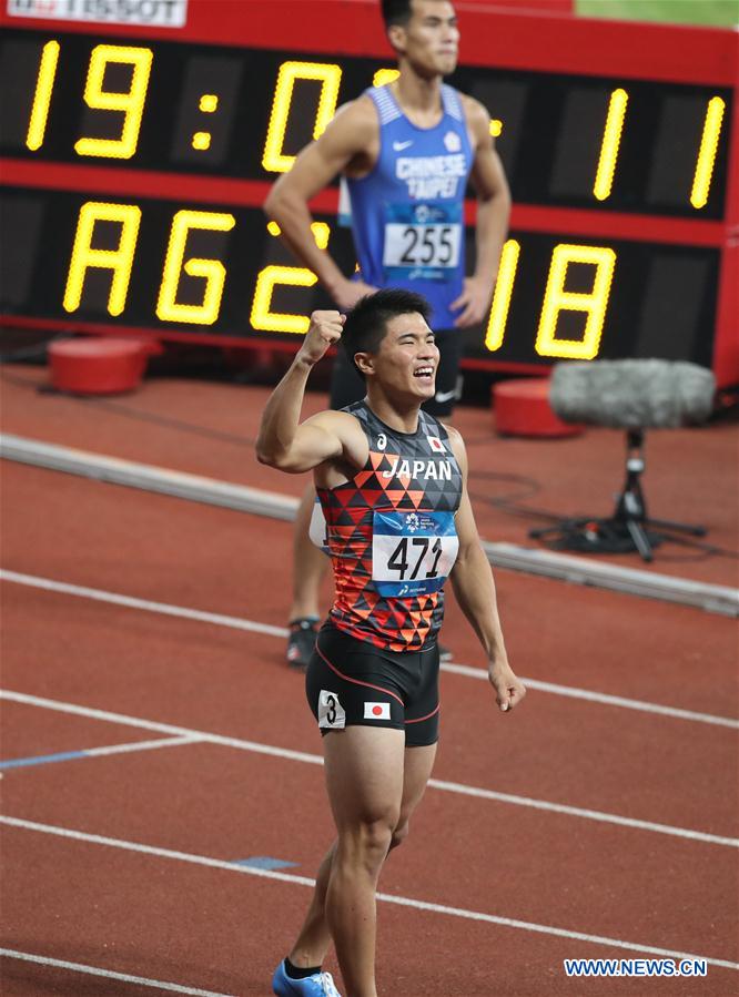 (SP)INDONESIA-JAKARTA-ASIAN GAMES-ATHLETICS-MEN'S 200M