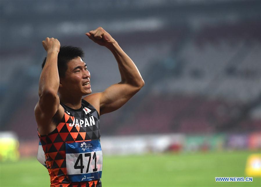 (SP)INDONESIA-JAKARTA-ASIAN GAMES-ATHLETICS-MEN'S 200M