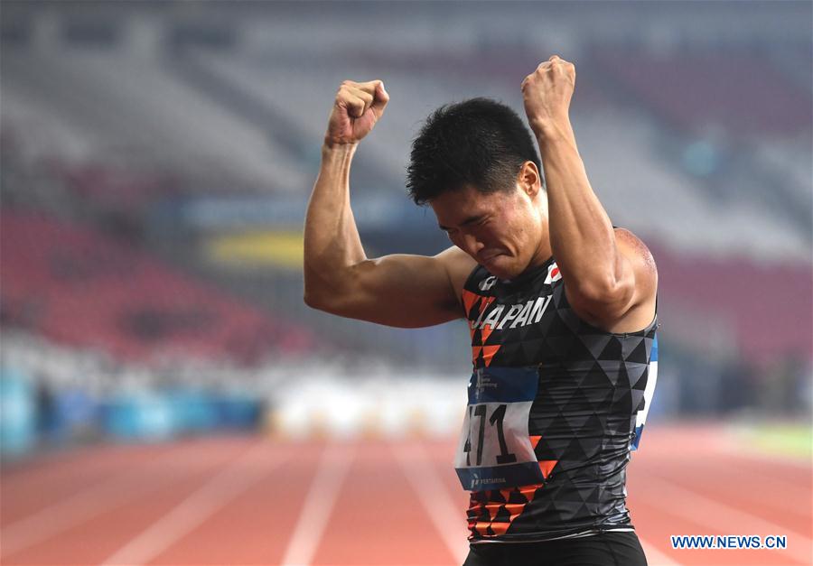 (SP)INDONESIA-JAKARTA-ASIAN GAMES-ATHLETICS-MEN'S 200M