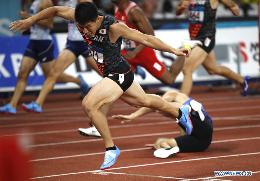 (SP)INDONESIA-JAKARTA-ASIAN GAMES-ATHLETICS-MEN'S 200M
