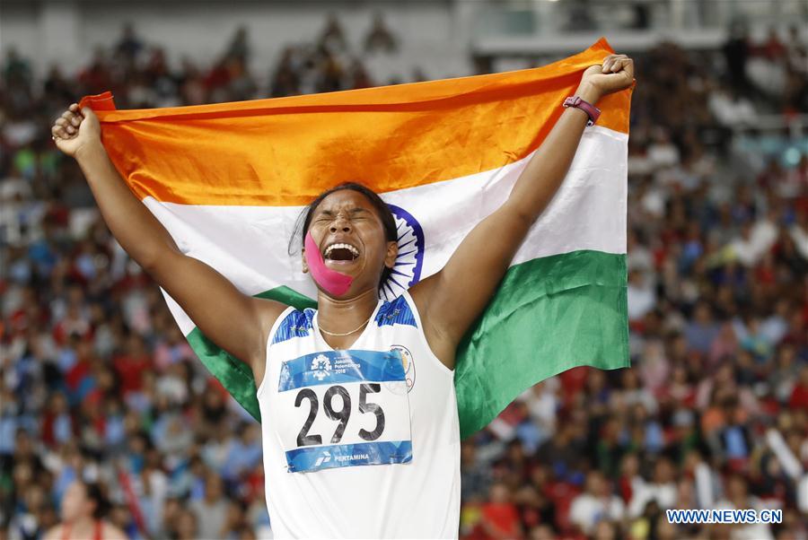 (SP)INDONESIA-JAKARTA-ASIAN GAMES-ATHLETICS-WOMEN'S HEPTATHLON