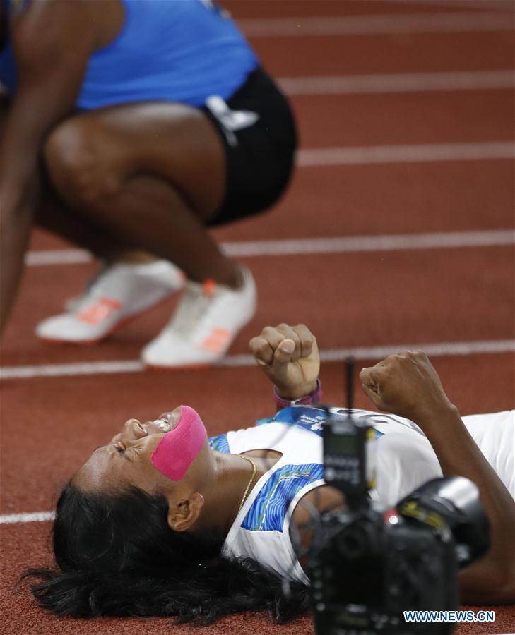 (SP)INDONESIA-JAKARTA-ASIAN GAMES-ATHLETICS-WOMEN'S HEPTATHLON