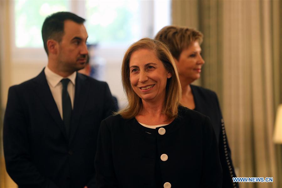 GREECE-ATHENS-RESHUFFLED CABINET-SWEARING-IN