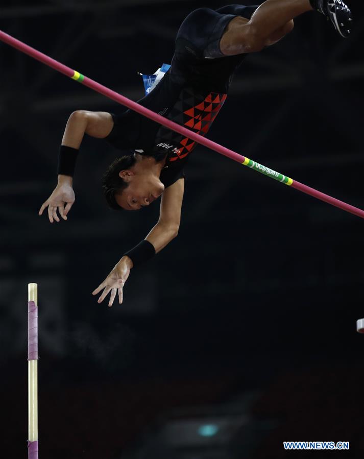(SP)INDONESIA-JAKARTA-ASIAN GAMES-ATHLETICS-MEN'S POLE VAULT