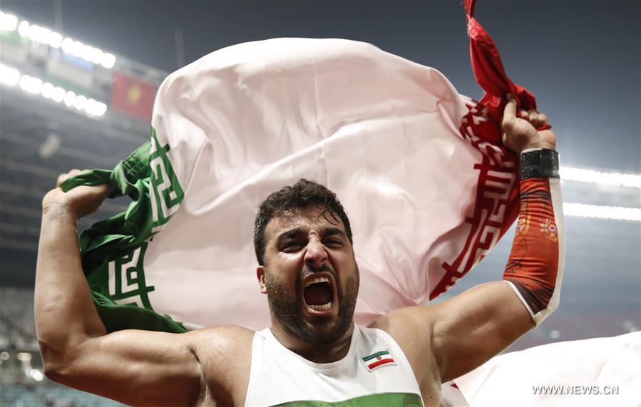 (SP)INDONESIA-JAKARTA-ASIAN GAMES-ATHLETICS-MEN'S DISCUS THROW 