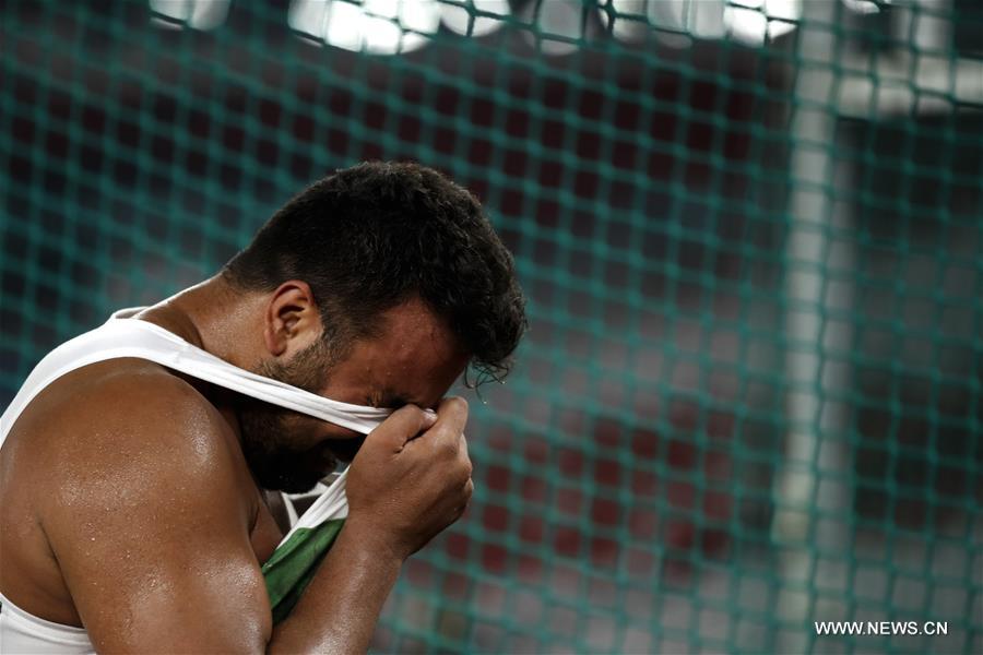 (SP)INDONESIA-JAKARTA-ASIAN GAMES-ATHLETICS-MEN'S DISCUS THROW 