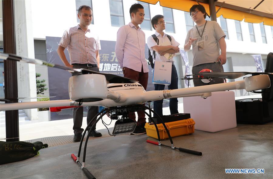 CHINA-SHANGHAI-UAV BASE-DRONES (CN)