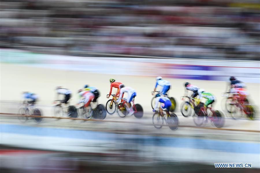 (SP)INDONESIA-JAKARTA-ASIAN GAMES-CYCLING TRACK-MEN'S OMNIUM