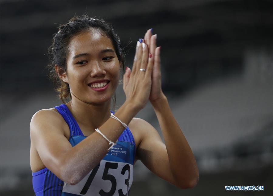 (SP)INDONESIA-JAKARTA-ASIAN GAMES-ATHLETICS-WOMEN'S TRIPLE JUMP