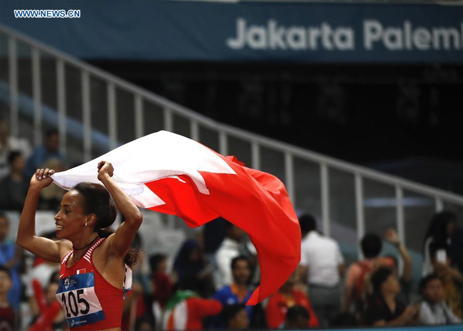 (SP)INDONESIA-JAKARTA-ASIAN GAMES-ATHLETICS-WOMEN'S 1500M